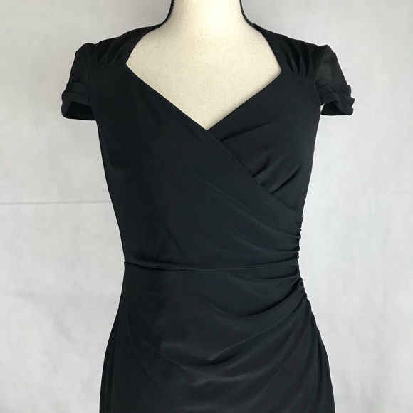 Ralph Lauren V Neck Pintuck Dress NWT - Picture 2 of 7